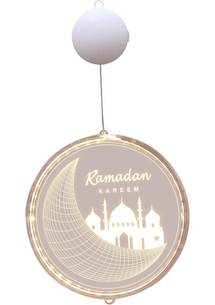 Ramazan Asılı Işık Süs Powered Yuvarlak 9.4 Inç Parlak Sı B (Yurt Dışından) fırsatları