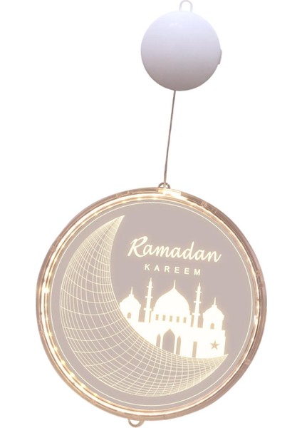 Ramazan Asılı Işık Süs Powered Yuvarlak 9.4 Inç Parlak Sı B (Yurt Dışından) indirimleri