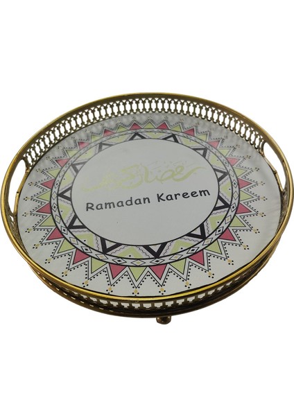 Metal I Eid Ramazan Mü Süslemeleri Tabağı Yuvarlak (Yurt Dışından) indirimleri