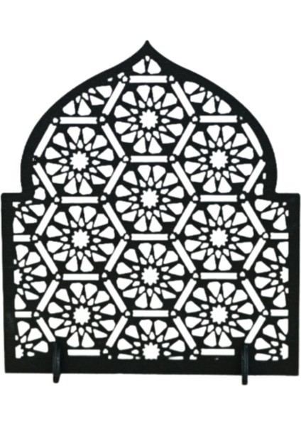 Ahşap Ramazan Dekorasyon Yemek Odası Eid Mubarak Tabelası 22X5X25CM (Yurt Dışından)
