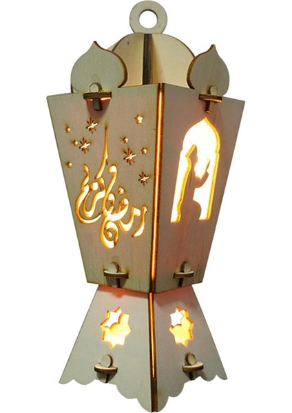 Eid Ramazan LED Işıkları Ahşap Eid Mubarak Lambası Üstü Inlatma (Yurt Dışından) fiyatları