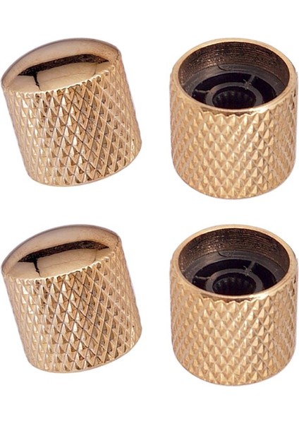 4 Parça Ses Kontrol Düğmeleri Elektro Gitar Aksesuarı Altın Için Caps (Yurt Dışından) indirimleri