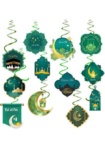 Eid Mubarak Asılı Kolye Centerpiece Dekoratif Ramazan Dekorasyon (Yurt Dışından) indirimleri