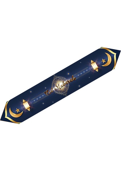 Şömine Mavisi Için Altın Eid Mubarak Şucusu (Yurt Dışından) indirimleri