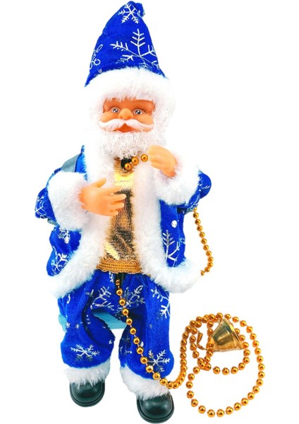 Ğı Şömine Mavisi Için Elektrikli Noel Baba Tırmanma Ipi Noel Dekorasyonu (Yurt Dışından)