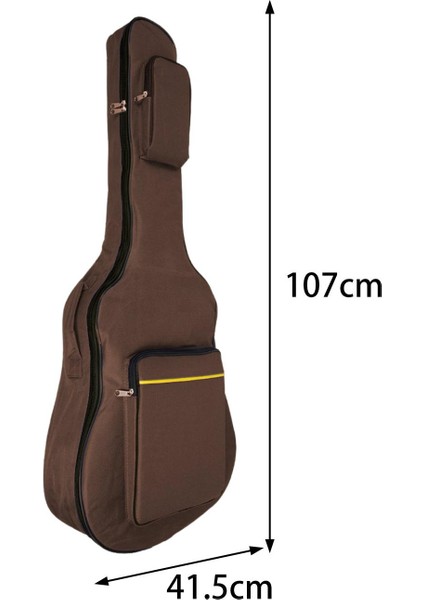 Gig Bag Taşınabilir Su Geçirmez 41 "akustik Taşıma Çantası (Yurt Dışından)