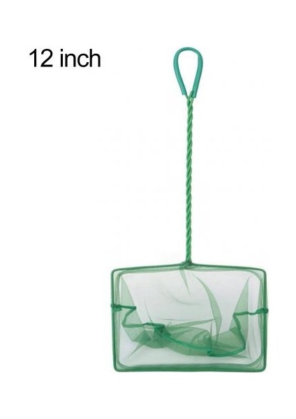 12 Inç Tarzı Taşınabilir Akvaryum Frimp Hızlı Yakalama Ağı Örgü Balık Ağı Uzun Sap Aracı (Yurt Dışından)