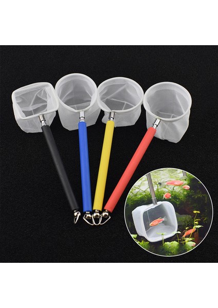B Tarzı 1 Adet Çekilebilir Akvaryum Balık Tankı Yakalama Ağı Paslanmaz Çelik Çubuk Balıkçılık Yuvarlak Kare Cep Karides Yakalama Ağları Malzemeleri (Yurt Dışından) fırsatları