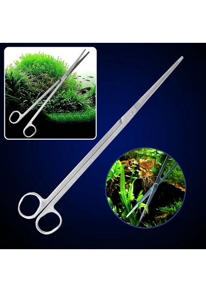 No.5 Tarzı Akvaryum Bakım Araçları Kiti Cımbızlar Canlı Bitkiler Çim Eğri & Düz Cımbızlar Eğri Veya Düz Cımbızlar Araçları (Yurt Dışından) indirimleri
