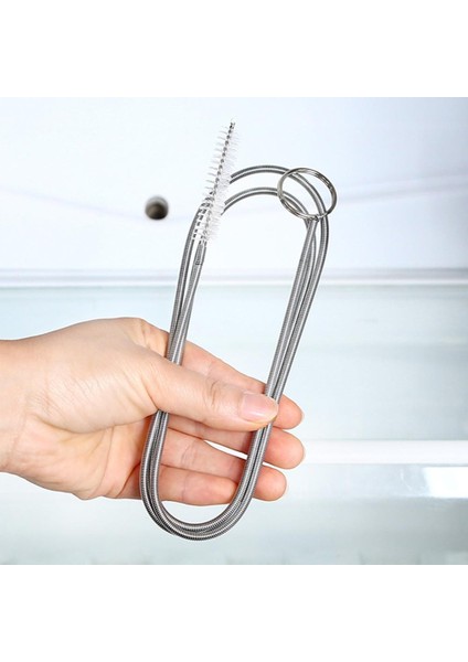 Beyaz Stil 1.5m 1,5m Buzdolabı Tahliye Deliği Temizleme Fırçası Buzdolabı Delik Temizleme Fosset Hortum Temizleme Lavabo Temizleme Borusu Buzdolabı Temizleme Aracı (Yurt Dışından) fırsatları