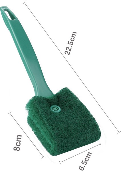 Yeşil 23 cm Stili Akvaryum Balık Tankı Cam Bitki Temizleme Fırçaları Yüzen Temiz Pencere Yosunu Kazıyıcı Sünger Aksesuarları Araçları Yüksek Kalite (Yurt Dışından)