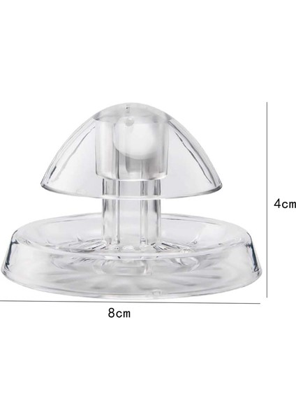 8cm Tarzı Beyaz Net Salyangoz Tuzak Yakalayıcı Bitkiler Planaryen Zararlı Plastik Yakalama Aracı Bitki Tankı Akvaryum Ortamı Temiz Sıcak Sülük Savaşçısı (Yurt Dışından)