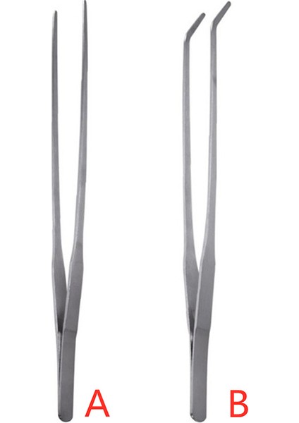 2pcs Stilini Ayarla 27 cm Akvaryum Cımbız Pense Paslanmaz Çelik Düz / Dirsek Hava Taşı Tankı Kelepçe Akvaryum Bakım Temizlik Aracı Seti (Yurt Dışından)