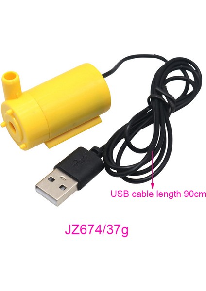 JZ674 USB Stili Dc 3V 5V 6V Daldırma Pompası Mikro Daldırma ve Amfibi Dc Motor Pompası Su Pompası 0.5V 3lh Destek - Amac (Yurt Dışından)
