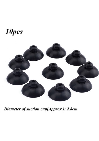 Sarı Stil Siyah Şeffaf Plastik Akvaryum Balık Tankı Emme Kupaları Tutucuları Hava Pompası Hortumu Sabitleme Emme Kupası (Yurt Dışından)