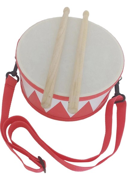 Ayarlanabilir Askı ile Çocuk Davul Doğum Günü Hediyesi Sevgililer Günü Hediyeleri Kırmızı (Yurt Dışından)