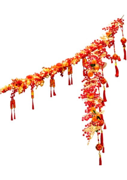 120 cm 2025 Şği Merdiven Asılı Süsleme Işıkları ile Ön Kapı Için Çok Amaçlı Dekoratif Aksesuarlar Çelenk (Yurt Dışından) modelleri