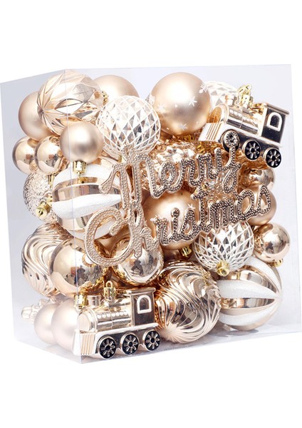 65X Noel Topları Dekorasyon Dıy Çıkarılabilir El Sanatları Askı Süsleri (Yurt Dışından) indirimleri