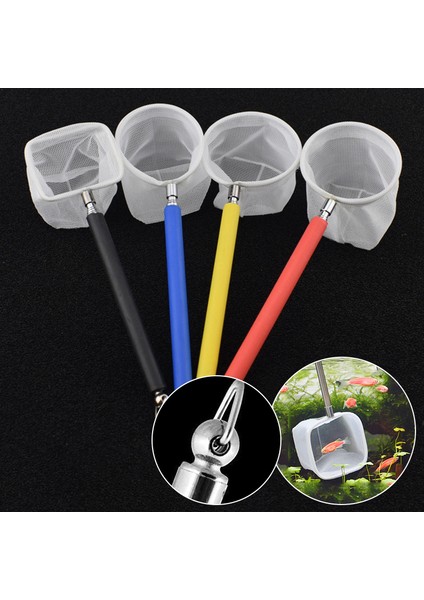 Yuvarlak Stil Akvaryum Geri Çekilebilir 3D Paslanmaz Çelik Balık Ağı Cep Karides Yakalama Balık Tankı Temizlik Ağı Yuvarlak Kare Şekil (Yurt Dışından) fiyatları