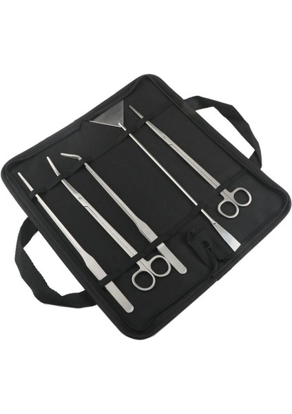 T5 Bir Saklama Çantası Stili Yeni Akvaryum Araçları Seti Bitki Cımbızı ve Makas Çim Paslanmaz Çelik Temizleme Araçları Bitkiler Balık Tankı Aksesuarları 4 5 (Yurt Dışından) modelleri