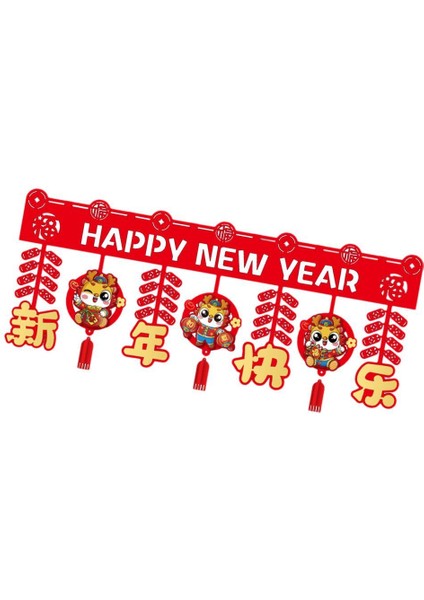 Çin Yılı Dekorasyon Süsleme Püsküllü Kırmızı Şanslı Şğ (Yurt Dışından) indirimleri