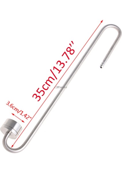 L350 Stili Akvaryum Ultra Ince Paslanmaz Çelik Co2 Difüzörü Mükemmel Co2 Çözünme Oranı (Yurt Dışından)