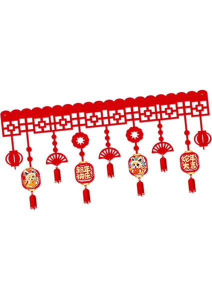 Çin Yılı Banner Garland 2025 Asılı Dekorasyon Kapı B (Yurt Dışından) fiyatları