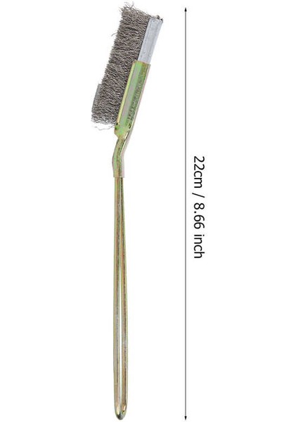 Düz Kafa Stili Bahçe Temizlik Araçları Için Bonsai Brutyles Eğri Düz Baş Çelik Yumuşak Balık Tankı Bonsai Fırça (Yurt Dışından)