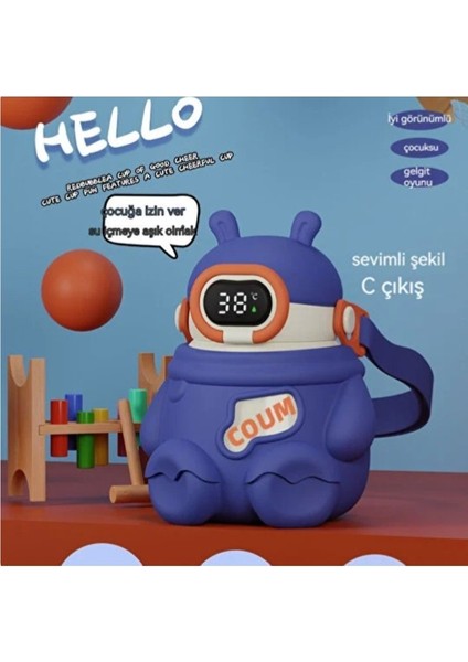 Ayçiçeği Çocuk Su Bardağı Motu Paslanmaz Çelik Termos Bardak Saman Akıllı Su Bardağı (Yurt Dışından) modelleri