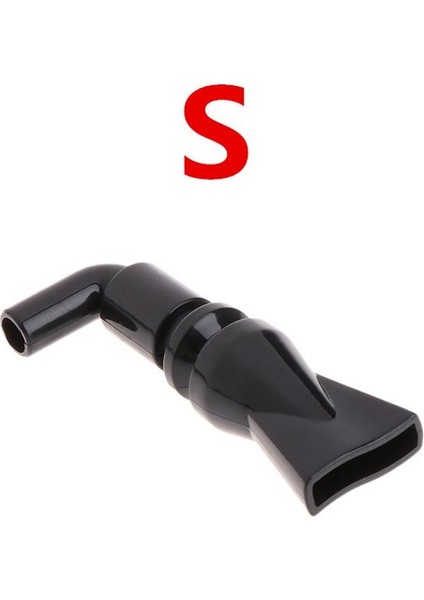 S Tarzı 1 Adet Siyah Akvaryum Tankı Pompa Ördek Ağzı Su Çıkışı Nozulu Ördek Ağzı Dönüş Boru Bağlantı Parçası Boyut Yüksek C42 (Yurt Dışından)