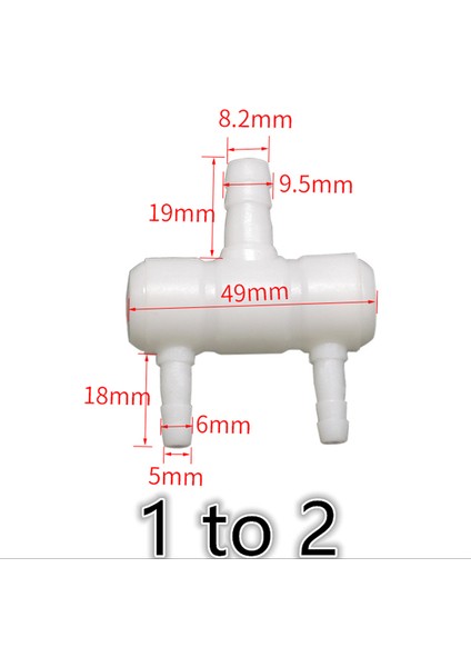 1 Ila 2 Stili Pe Plastik Akvaryum Balık Tankı Boru Tüp Yön Değiştirici Bağlantı Parçaları Oksijen Hava Pompası Hortum Bölücü Dışarı Akış Havalandırma Parçaları (Yurt Dışından)