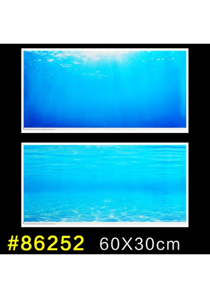 86252 S 60-30CM Stili Akvaryum Arka Plan Kağıt Duvar Resimli Balık Tankı Duvar Kağıdı Çift Taraflı Kayalık Okyanus Su Ot Juwel Arka Plan Boyama (Yurt Dışından)