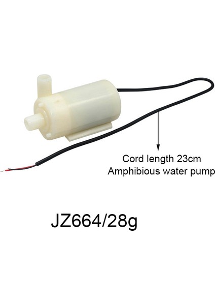 JZ664 Stili Dc 3V 5V 6V Daldırma Pompası Mikro Daldırma ve Amfibi Dc Motor Pompası Su Pompası 0.5V 3lh Destek - Amac (Yurt Dışından)