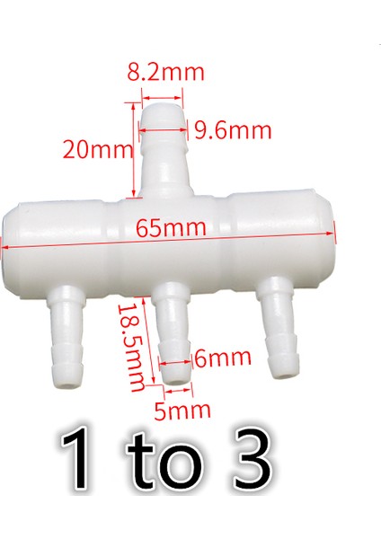1 Ila 3 Stil Pe Plastik Akvaryum Balık Tankı Boru Tüp Yön Değiştirici Bağlantı Parçaları Oksijen Hava Pompası Hortum Bölücü Dışarı Akış Havalandırma Parçaları (Yurt Dışından)