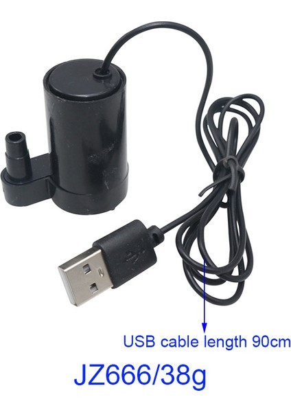 JZ666 USB Stili Dc 3V 5V 6V Daldırma Pompası Mikro Daldırma ve Amfibi Dc Motor Pompası Su Pompası 0.5V 3lh Destek - Amac (Yurt Dışından)
