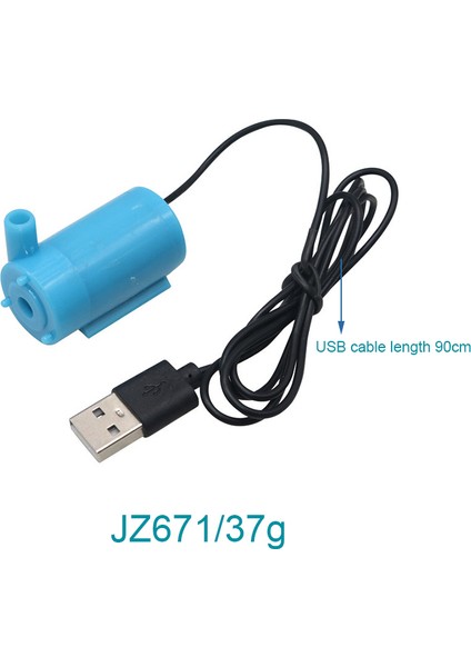 JZ671 USB Stili Dc 3V 5V 6V Daldırma Pompası Mikro Daldırma ve Amfibi Dc Motor Pompası Su Pompası 0.5V 3lh Destek - Amac (Yurt Dışından)