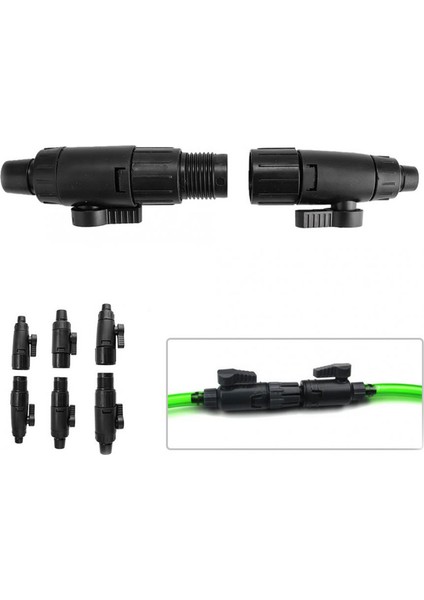 12-16MM Tarzı Sistem Kiti Akvaryum Hortum Valf Boru Valfı Hızlı Bağlantı Konnektör Adaptör (Yurt Dışından) modelleri