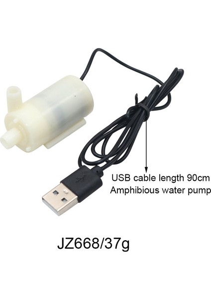 JZ668 USB Stili Dc 3V 5V 6V Daldırma Pompası Mikro Daldırma ve Amfibi Dc Motor Pompası Su Pompası 0.5V 3lh Destek - Amac (Yurt Dışından)