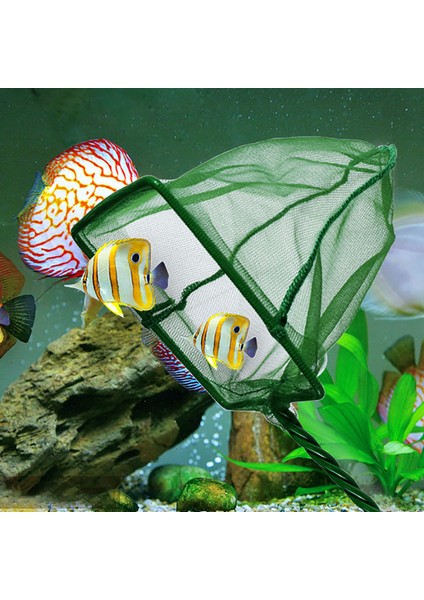 5.24 Inç Tarzı 1 Adet Uzun Sap Kare Akvaryum Balıkçılık Ağı Aksesuarları Iniş Ağı Taşınabilir Yüzen Ağ Balıkçılık Ağı Aracı Balık Tutma Kapağı (Yurt Dışından) indirimleri