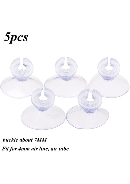 Yeşil Stil Siyah Şeffaf Plastik Akvaryum Balık Tankı Emme Kupaları Tutucuları Hava Pompası Hortumu Sabitleme Emme Kupası (Yurt Dışından)