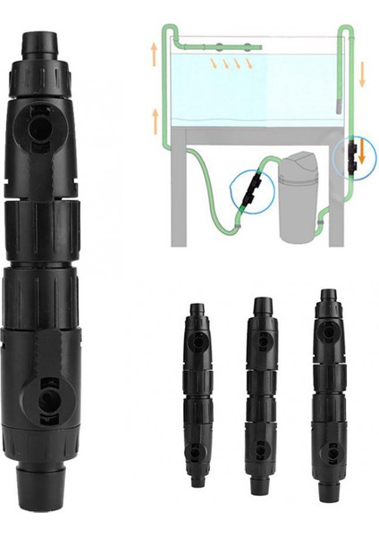 Hızlı Bağlantı 16MM Stili Akvaryum Hortum Vanası Boru Vanası Hızlı Bağlantı Konnektör Adaptörleri ile Dıy Co2 Sistemi Kiti (Yurt Dışından) fiyatları