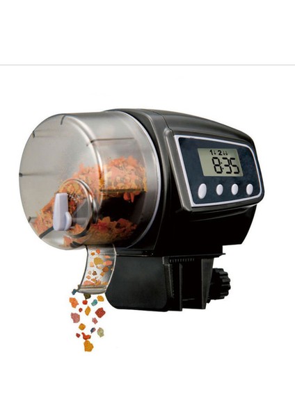 AF-2009D 2 Stilini Ayarla 1 Ünite Ayarlanabilir Otomatik Akvaryum Zamanlayıcı Otomatik Balık Tankı Havuzu Yiyecek Besleyici LCD ile Akvaryum Tankı Otomatik Balık Besleyici (Yurt Dışından) fırsatları