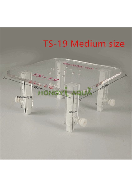 Ts-19 Tarzı Akvaryum Malzemeleri Deniz Suyu Balık Tankı Protein Ayırıcı Kaldırma Çerçevesi Silindir Taban Plakası Yükseklik Ayarlanabilir Ts-16 Ts-19 Ts-23 (Yurt Dışından)
