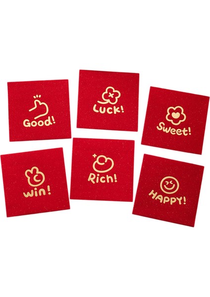 Parti Feneri Festivalleri Doğum Günleri Için 6 Parça Bahar Şenliği Kırmızı Zarflar (Yurt Dışından) fiyatları