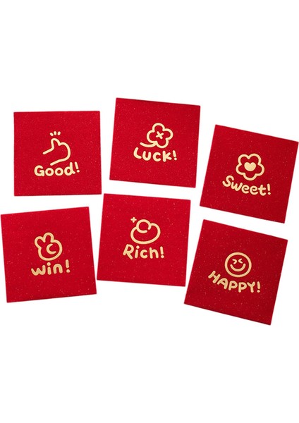 Parti Feneri Festivalleri Doğum Günleri Için 6 Parça Bahar Şenliği Kırmızı Zarflar (Yurt Dışından) modelleri