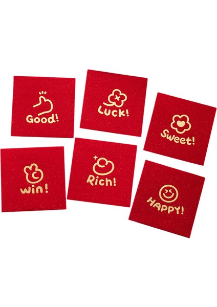 Parti Feneri Festivalleri Doğum Günleri Için 6 Parça Bahar Şenliği Kırmızı Zarflar (Yurt Dışından) fırsatları