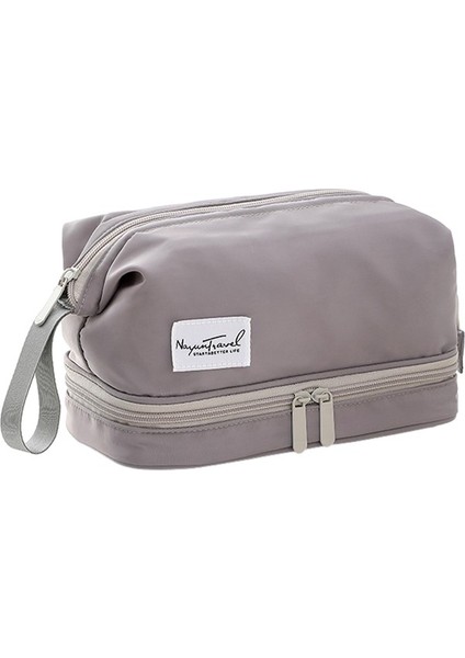 Makyaj Çantası - Çift Katlı Kozmetik Çantası, Büyük Tuvalet Çantası (Yurt Dışından)