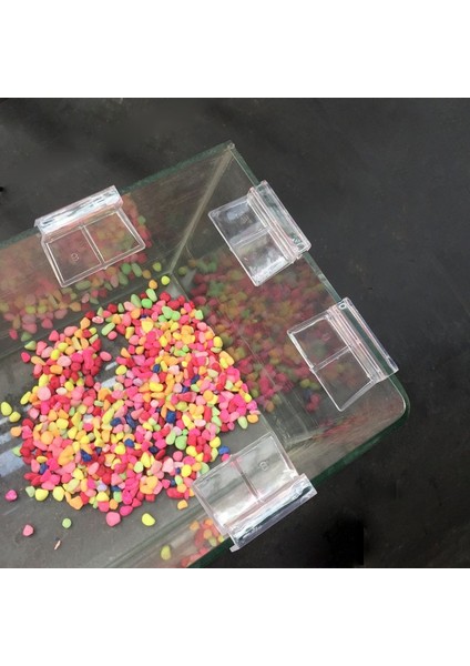 12 mm Tarzı 4 Parça Akvaryum Akrilik Klipler Çok Fonksiyonlu Cam Kapağı Destekleyici Tutucu mm (Yurt Dışından) fiyatları