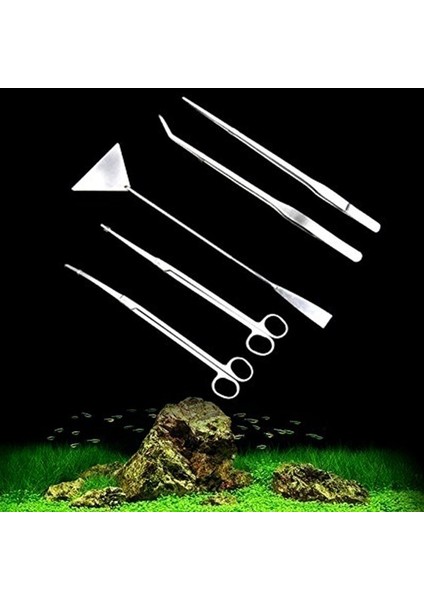 D Stili Akvaryum Canlı Bitki Balık Tankı Araçları Seti: Cımbız, Çakıl Düzeltici, Akvaryum Cam Temizleyici, Balık Tankı Temizleyici (Yurt Dışından) fiyatları