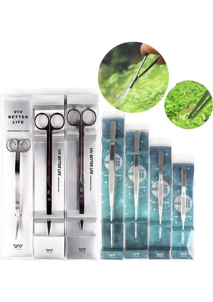 Cusp Cımbız S Stili Vıv Aquatic Paslanmaz Yay Çelik Bitki Saksıları Dalgalı Şekilli Saksılar, Ada Için Aquarium (Yurt Dışından) modelleri